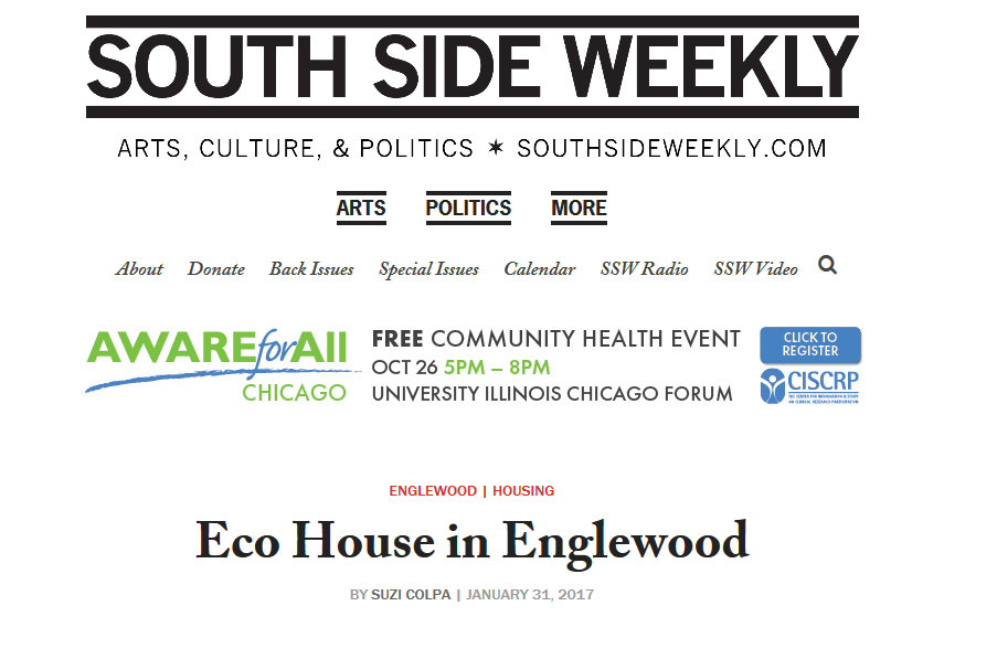 South Side Weekly article highlighting our unique programming model
